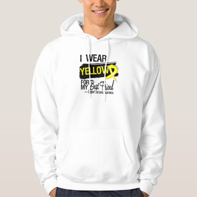 Veste À Capuche Ruban de sarcome pour mon meilleur ami (Devant)