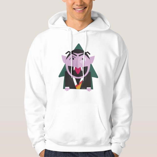 Veste À Capuche Rue Sésame | Illustration Count von Count (Devant)