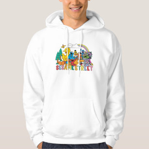 Veste À Capuche Rue Sésame   Rainbow Wave