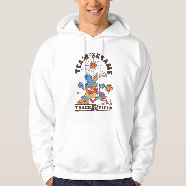 Veste À Capuche Rue Sésame | Team Sesame Track & Field (Devant)