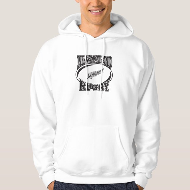 Veste À Capuche Rugby de la Nouvelle Zélande (Devant)