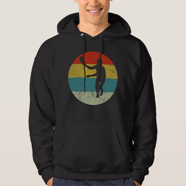 Veste À Capuche Rugby vintage rétro (Devant)