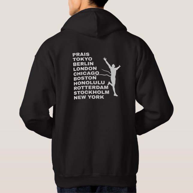 Veste À Capuche Running Marathon Citys  (Dos)