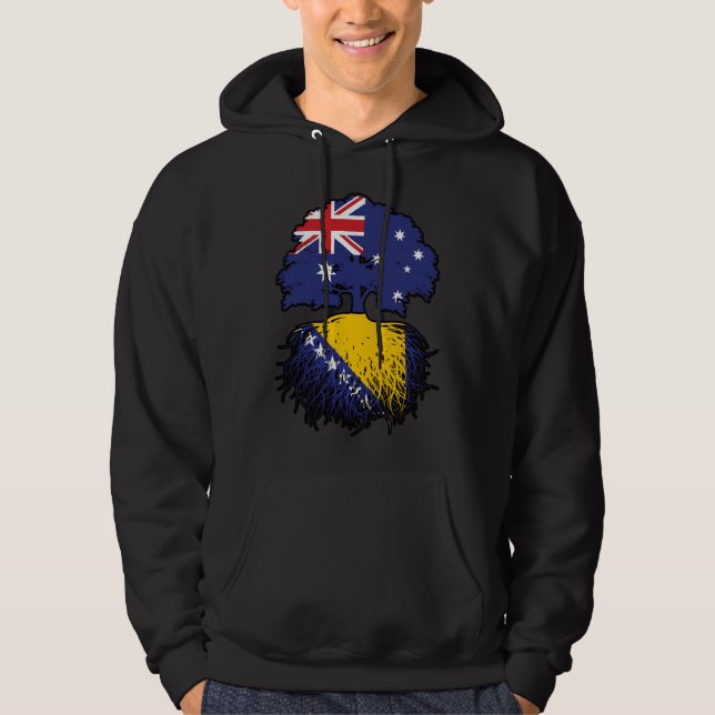 Veste À Capuche Russie bosniaque australienne Australie arbre (Devant)