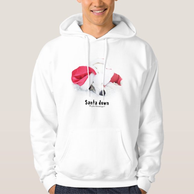 Veste À Capuche Ryder le whippet/Père Noël vers le bas (Devant)