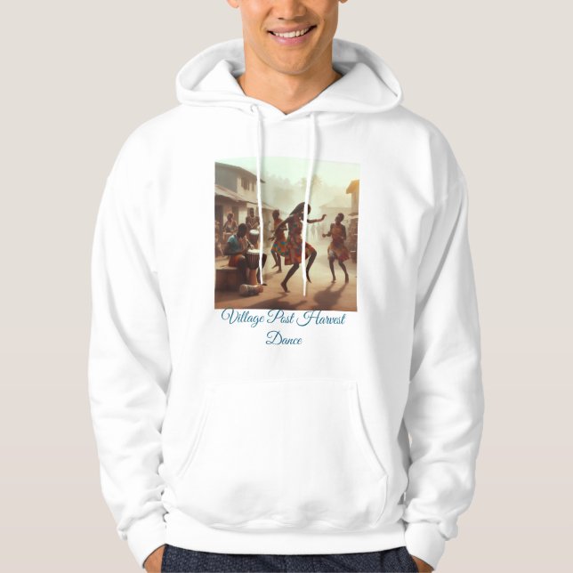 Veste À Capuche Rythmes d'abondance : Joie d'après-récolte (Devant)