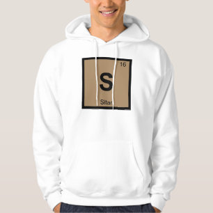 Veste À Capuche S - Musique de Sitar Chimie Symbole du tableau pér