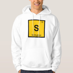 Veste À Capuche S - Tableau périodique de chimie de la ville de Sp