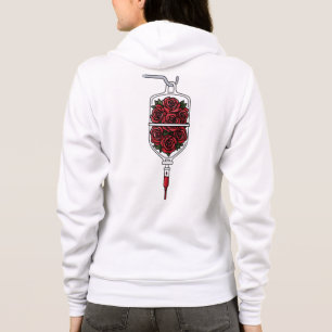 Veste À Capuche Sac IV Roses Rouges – Symbole d'Amour et de Passio