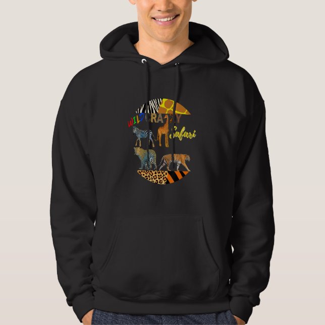 Veste À Capuche Safari Fou et Sauvage (Devant)