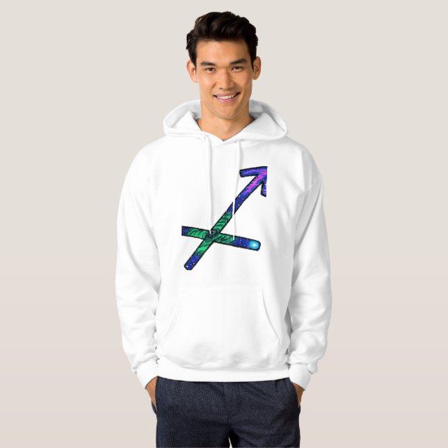 Veste À Capuche Sagittarius Z Hoodie (Devant entier)