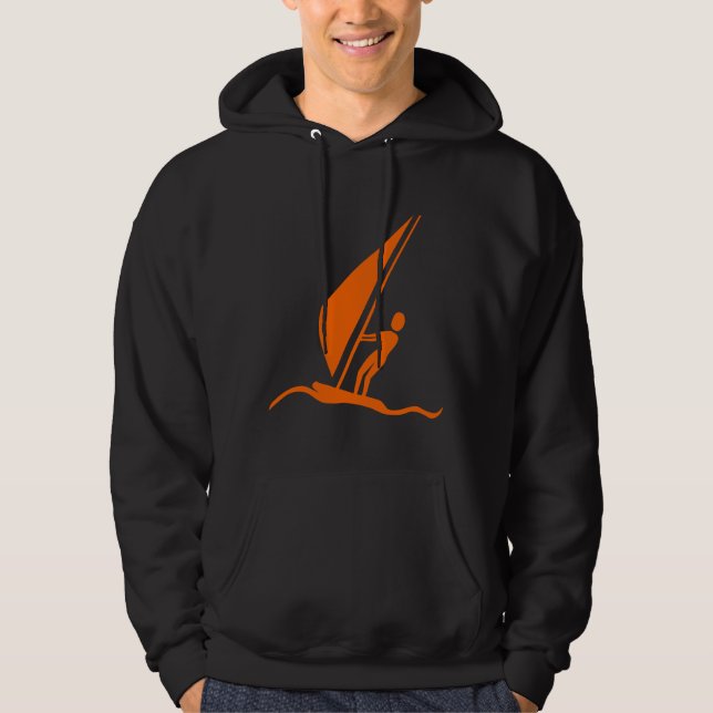 Veste À Capuche Sailboarding - Orange (Devant)