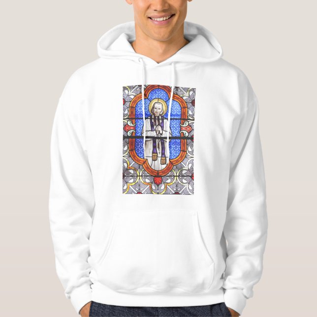Veste À Capuche Saint Jean Vianney Guide de l'Âme Premium Impressi (Devant)