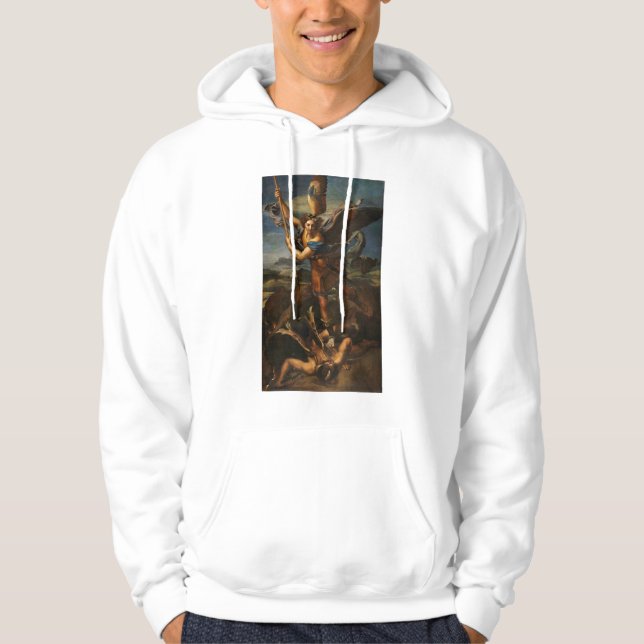 Veste À Capuche Saint Michel vainqueur de Satan (Devant)