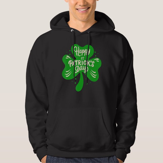 Veste À Capuche Saint Patrick Joyeux Shenanigans Irlandais Coordi (Devant)