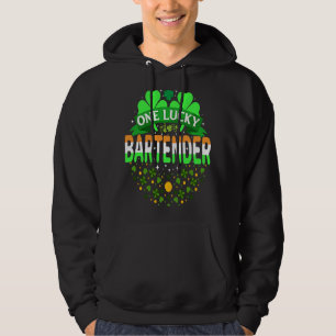 Veste À Capuche Saint Patrick's Day Bartending One Lucky Bartender