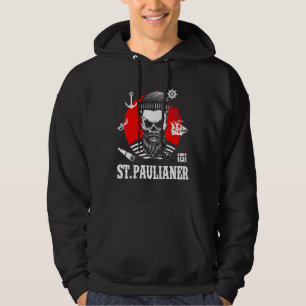 Veste À Capuche Saint Pauli Hambourg Crâne Paulian Saint Pauli