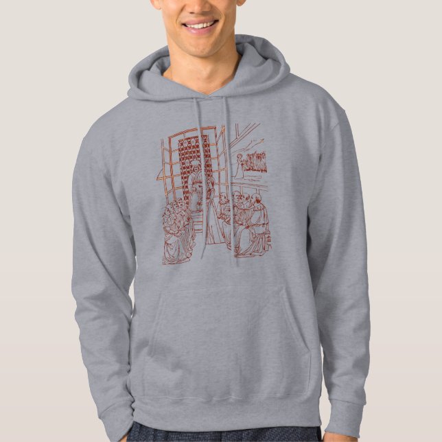 Veste À Capuche Sainte Catherine disputant avec des érudits par Ma (Devant)