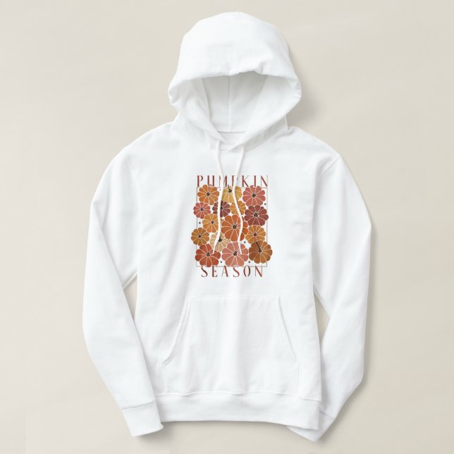Veste À Capuche saison citrouille (Design devant)