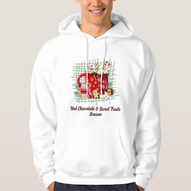 Veste À Capuche Saison de chocolat chaud (Devant)