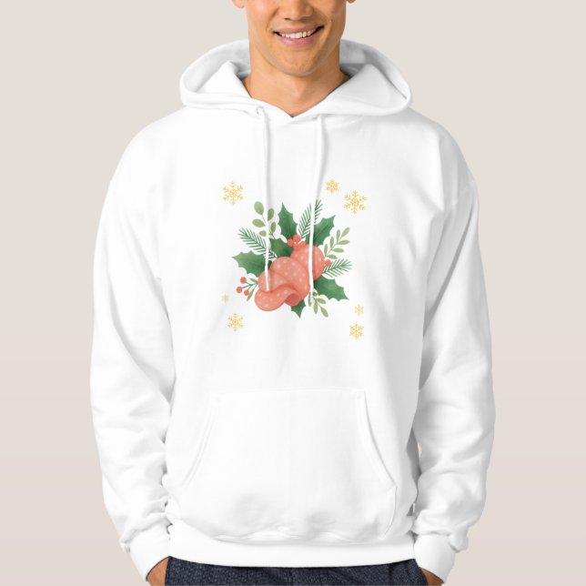 Veste À Capuche Salami de Noël (Devant)