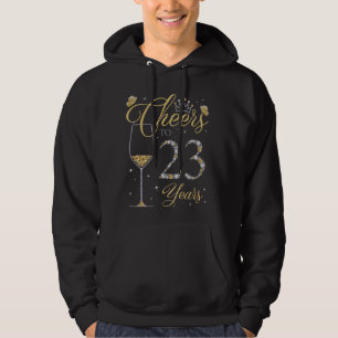 Veste À Capuche Salutations à 23 ans 23e anniversaire Reine B-day 