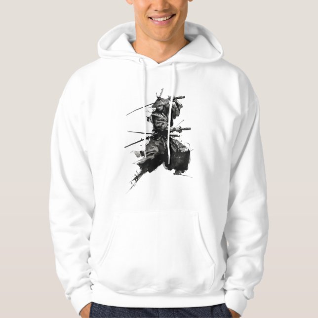 Veste À Capuche Samouraï avec épée (Devant)