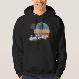 Veste À Capuche San Diego California Beach Surfing Re, années 70 v