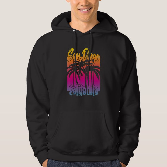 Veste À Capuche San Diego Californie 2 (Devant)