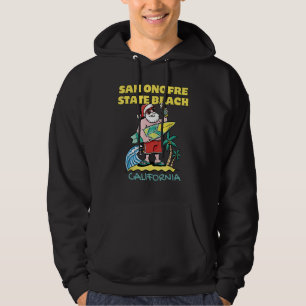 Veste À Capuche SAN ONOFRE STATE BEACH CALIFORNIA Père Noël Noël