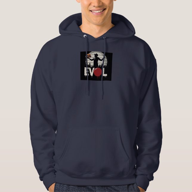 Veste À Capuche Sandwich de la révolution - Gras Graphique d'art d (Devant)