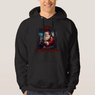 Veste À Capuche Santa Claus Trucker Noël Fête de la conduite