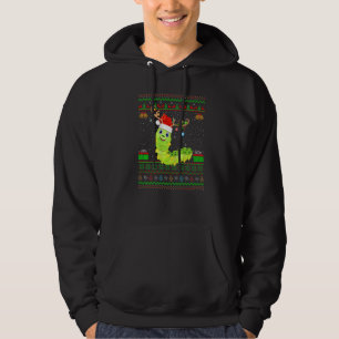 Veste À Capuche Santa Hat Correspondante Caterpillar moche Noël