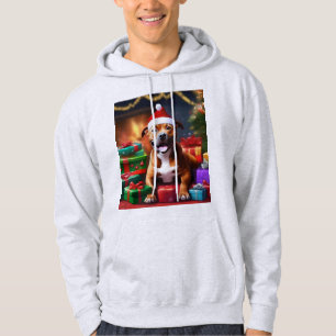 Veste À Capuche "Santa Paws : La surprise festive de Staffy"