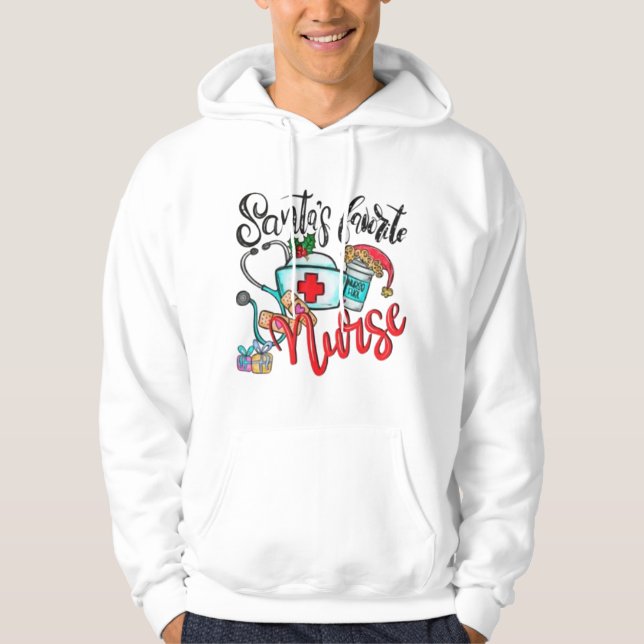 Veste À Capuche santas infirmière favorite 1 (Devant)
