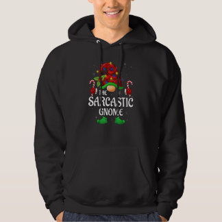 Veste À Capuche Sarcastic Gnome Buffalo Red Plaid Matching Family 
