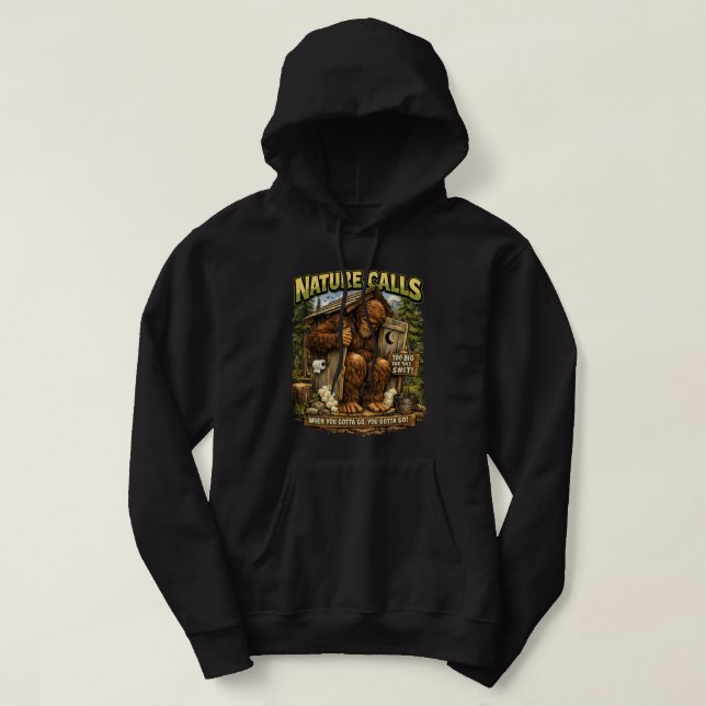 Veste À Capuche Sasquatch Bigfoot (Design devant)