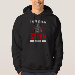 Veste À Capuche Satanisme Pentagram Satanique N'Ont Pas Peur Satan