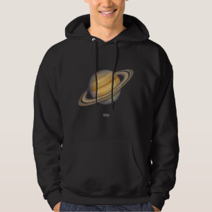 Veste À Capuche Saturne artistique avec anneaux vibrants