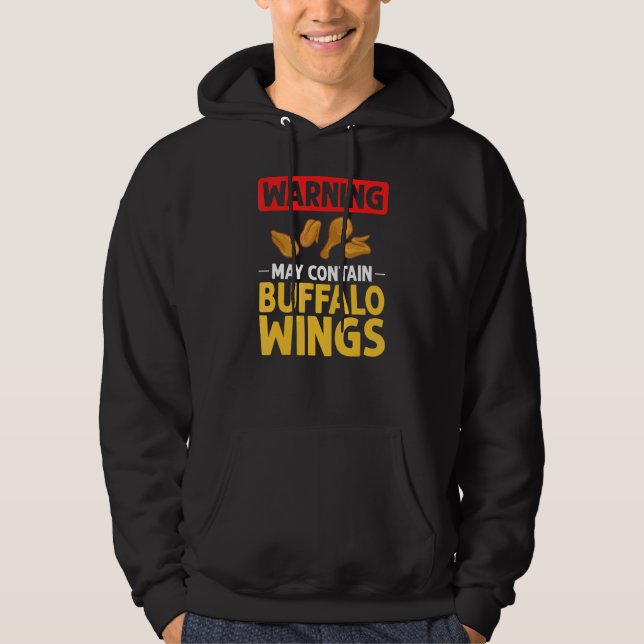 Veste À Capuche Sauce au poulet frit à ailes chaudes de Buffalo (Devant)