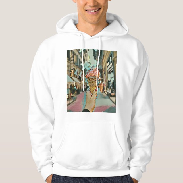 Veste À Capuche Saupoudrer de crème glacée (Devant)