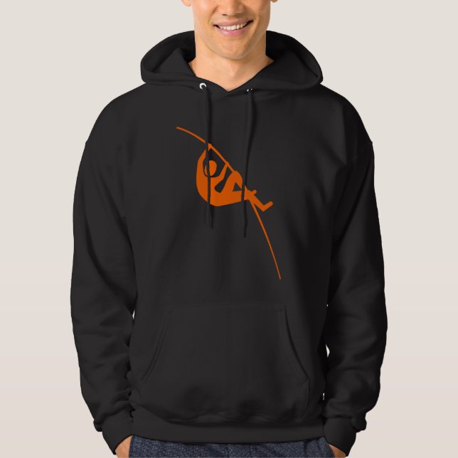 Veste À Capuche Saut à la perche - orange (Devant)