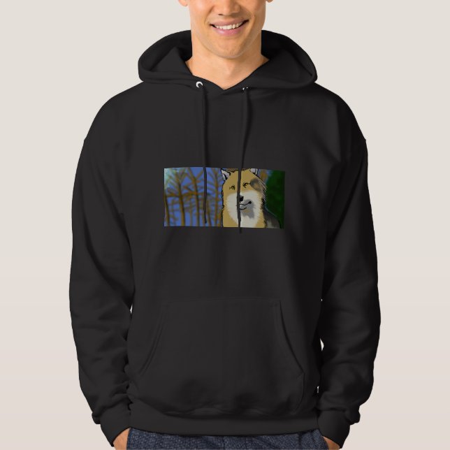 Veste À Capuche Sauvage et libre (Devant)