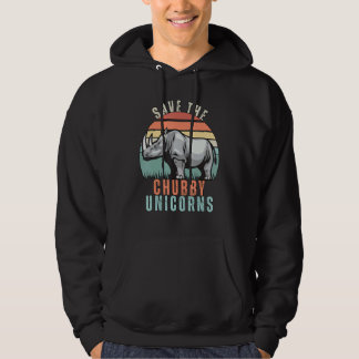 Veste À Capuche Sauver Les Licornes Rondouillardes Rhinocéros Hom