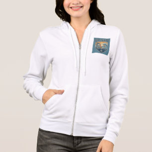 Veste À Capuche Sauvetage de Surf Patrouille de Maître-Nageur Étab
