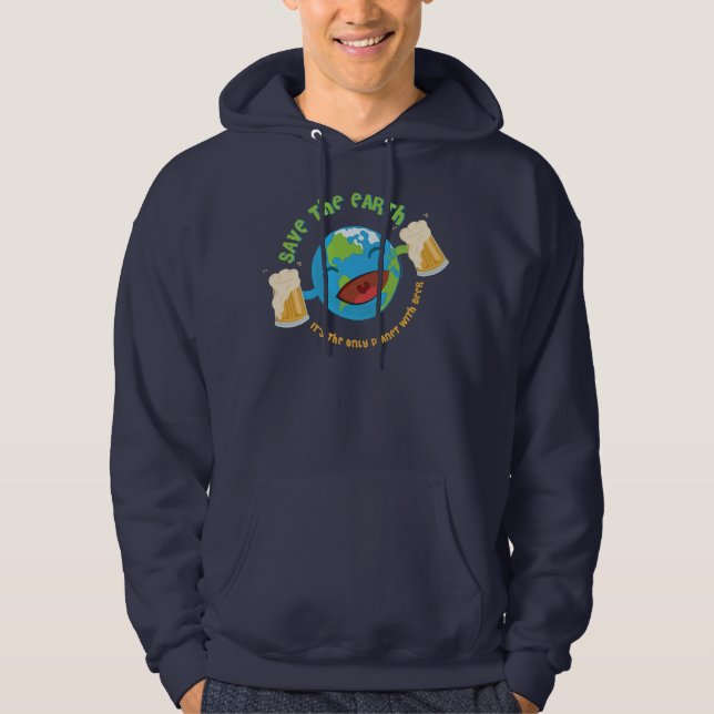 Veste À Capuche Sauvez la terre (Devant)