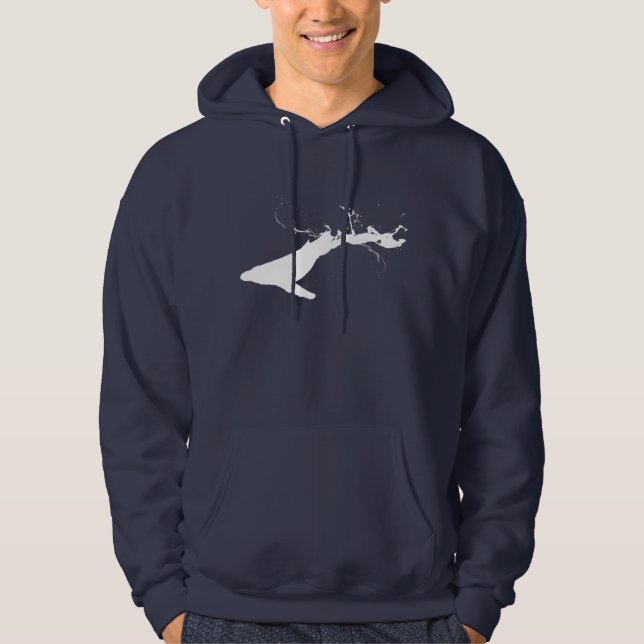 Veste À Capuche Sauvez les baleines (Devant)