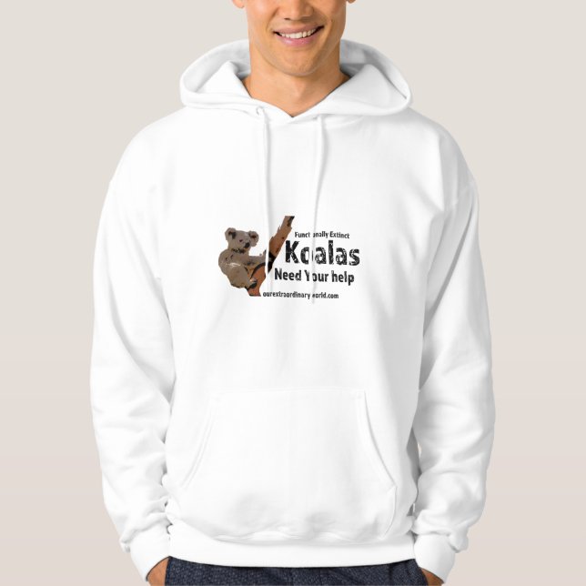 Veste À Capuche Sauvez Les Koalas (Devant)