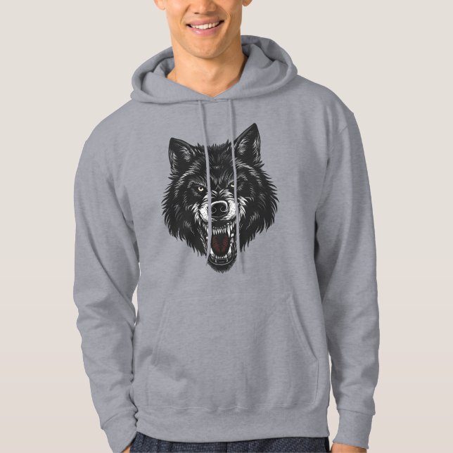 Veste À Capuche Savage Spirit Wolf Tee - Libérez la nature dans l' (Devant)