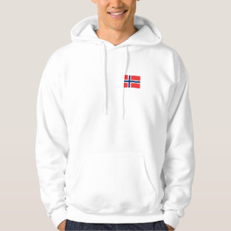Veste À Capuche Scandinave norvégien de drapeau